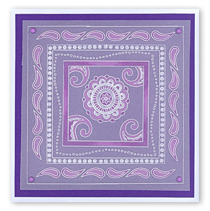 Henna Groovi Border Plate Set