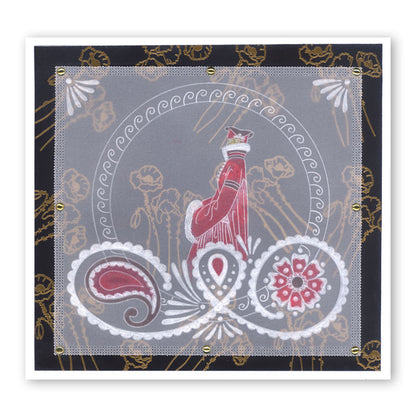 Henna Groovi Border Plate Set