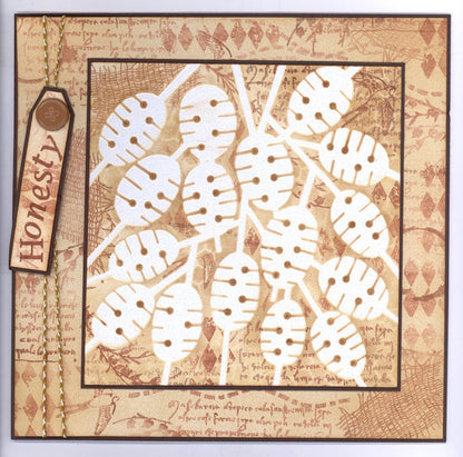 Honesty 7" x 7" Stencil