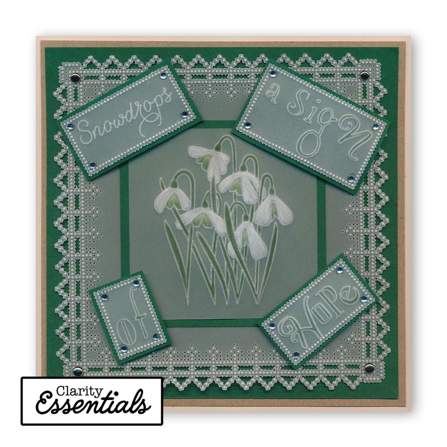 Word Chain Alphabet Groovi Border Plate Mate