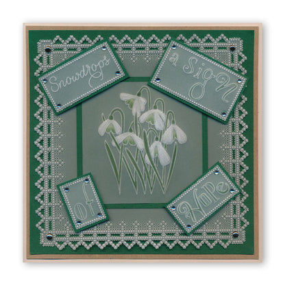 Beauty & Hope Word Chains Groovi Border Plate