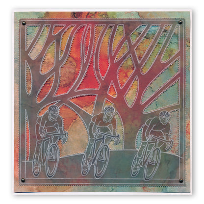 Woodland Glade A5 Square Groovi Plate