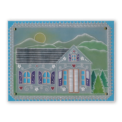 Tudor House Tem-plate A4 & Border Groovi Collection