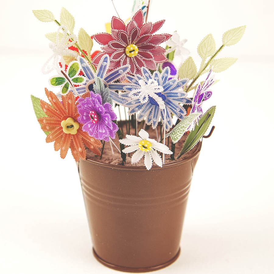 Tina's 3D Flowers Groovi Plate & ii Book Bundle