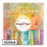 Indian Summer Designer Paper Pack 8" x 8"
