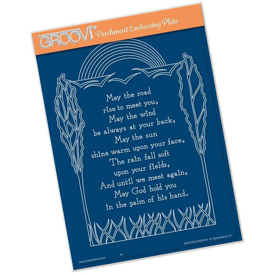 May the Road Rise A5 Groovi Plate