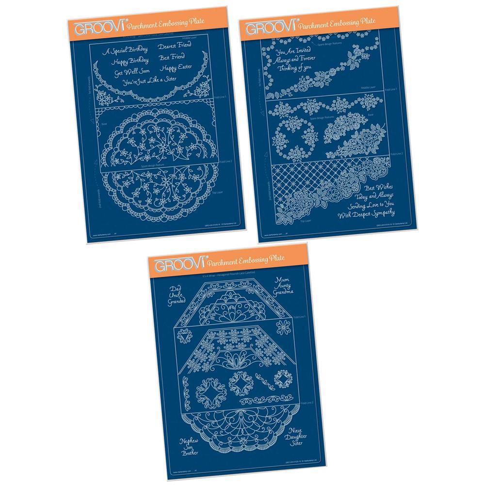 Linda's It's a Wrap! Part 1 A4 Groovi Plate Trio