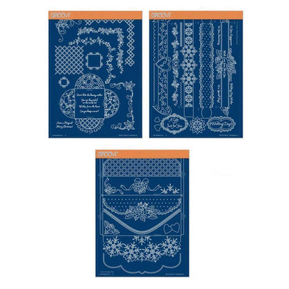 Linda's It's a Wrap! Part 2 A4 Groovi Plate Trio