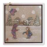 Jayne's Winter Scene - Children A4 Square Stamp Set