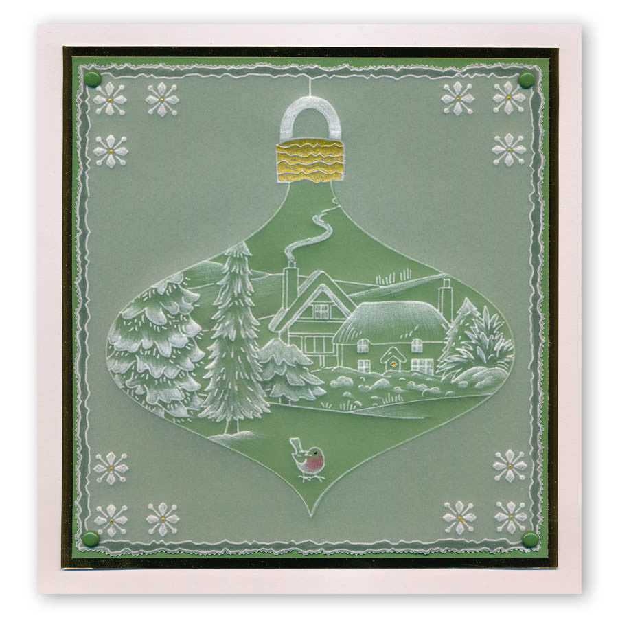 Jayne's Winter Scenes Collection A4 Square Groovi Plate Set