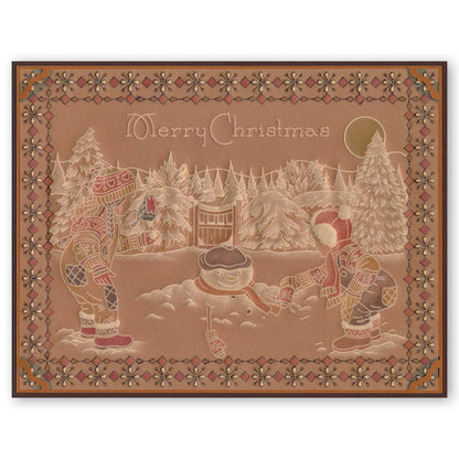 Jayne's Winter Scenes Collection A4 Square Groovi Plate Set
