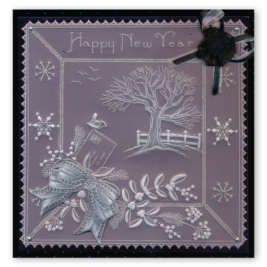 Jayne's Winter Scenes Collection A4 Square Groovi Plate Set