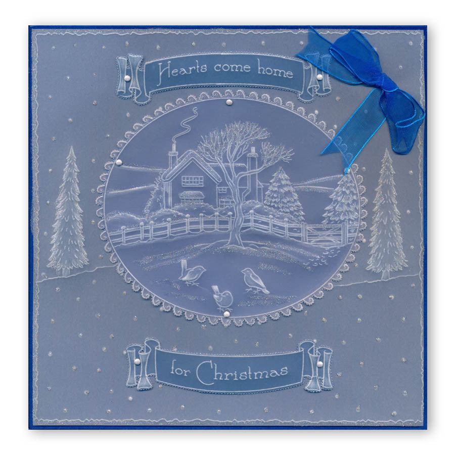 Jayne's Winter Scenes Collection A4 Square Groovi Plate Set