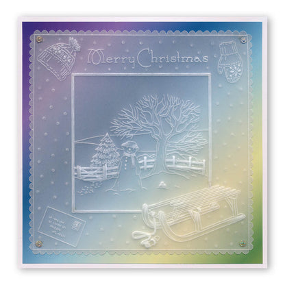 Jayne's Winter Scenes Collection A4 Square Groovi Plate Set