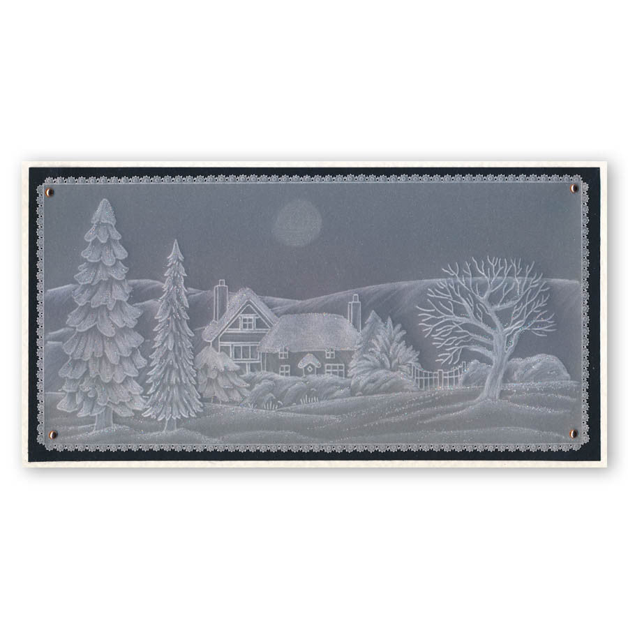 Jayne's Winter Scenes Collection A4 Square Groovi Plate Set
