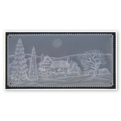 Jayne's Winter Scenes Collection A4 Square Groovi Plate Set