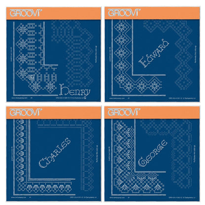 King's Lace Grids A5 Square Groovi Piercing Grids (Straight)