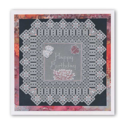 King Henry Lace Duet A5 Square Groovi Piercing Grid (Straight)