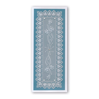 King Charles Lace Duet A5 Square Groovi Piercing Grid (Straight)