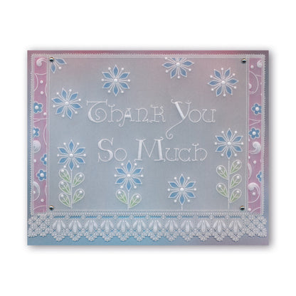 King's Alphabet - Upper Case Groovi Border Plate