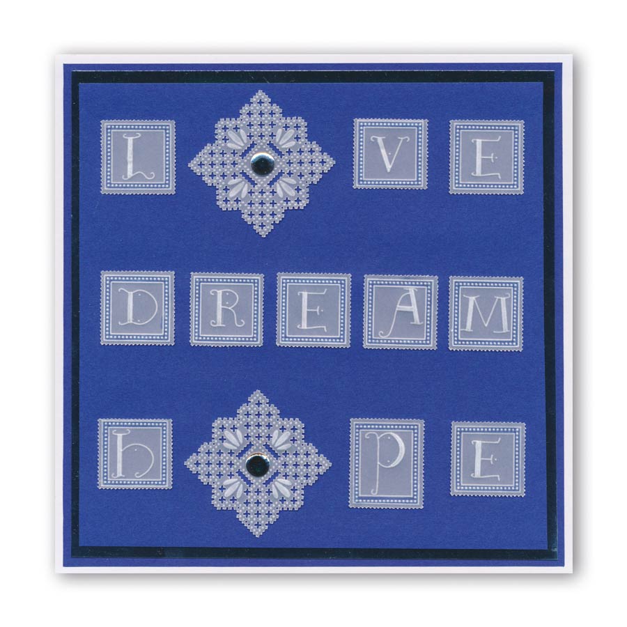 King's Alphabet - Upper Case Groovi Border Plate