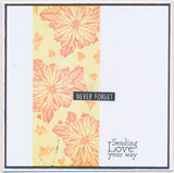 KISS by Clarity - Tina's Sending Love Flowers A7 Stamp Set