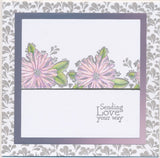 KISS by Clarity - Tina's Sending Love Flowers A7 Stamp Set