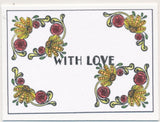 KISS by Clarity - Tina's Celebrate Flowers A7 Stamp Set