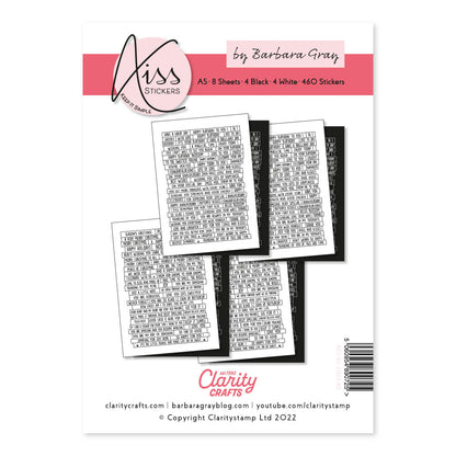 KISS Words Sticker Collection by Barbara Gray