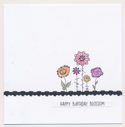 A7 KISS by Clarity - Tina's Someone Special Flowers Stamp Set