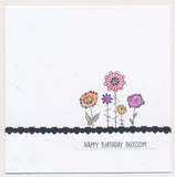 KISS by Clarity - Tina's Someone Special Flowers A7 Stamp Set