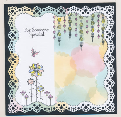 A7 KISS by Clarity - Tina's Someone Special Flowers Stamp Set