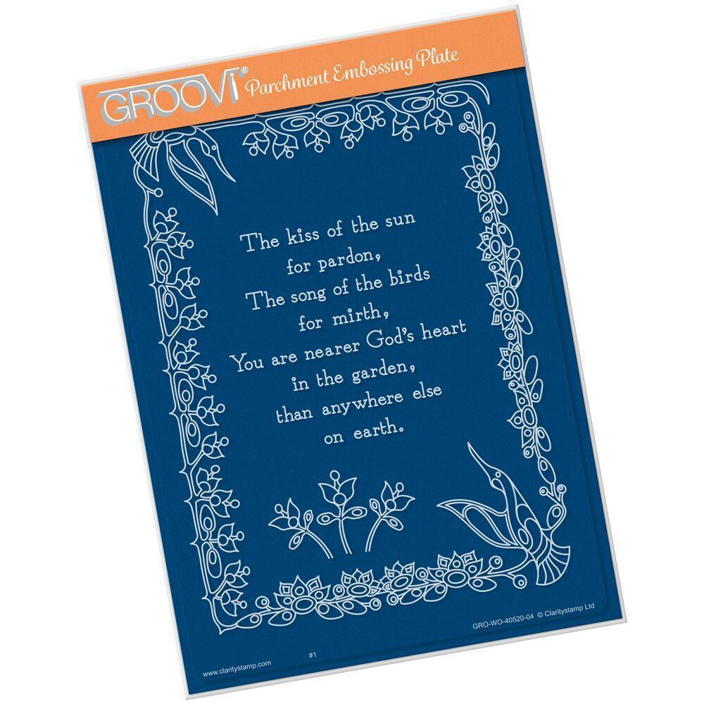 The Kiss of the Sun A5 Groovi Plate