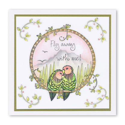 Barbara's SHAC Kite Doodle A5 Stamp & Mask Set