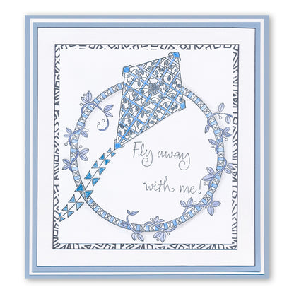 Barbara's SHAC Kite Doodle A5 Stamp & Mask Set