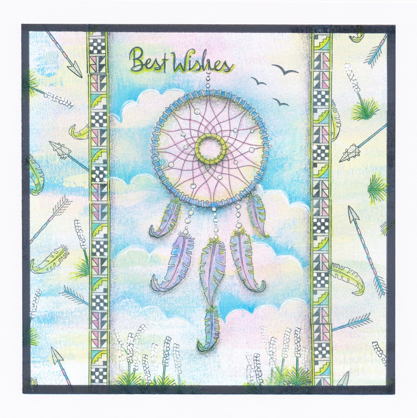 Barbara's SHAC Dreamcatcher Doodle A5 Stamp & Mask Set