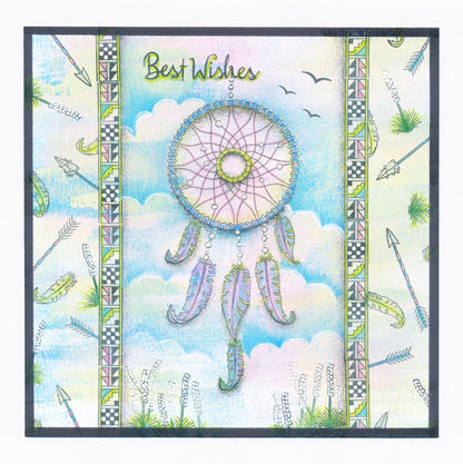 Barbara's SHAC Dreamcatcher Doodle A5 Stamp & Mask Set