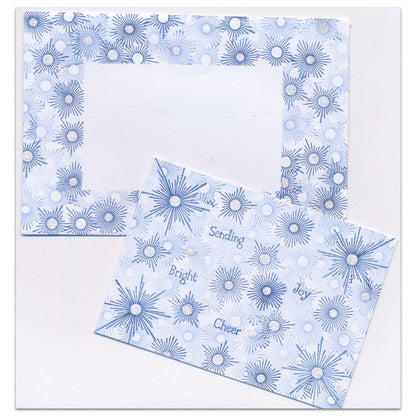 Kiss by Clarity - Build-a-Scene Star Flowers A6 Stamp Set