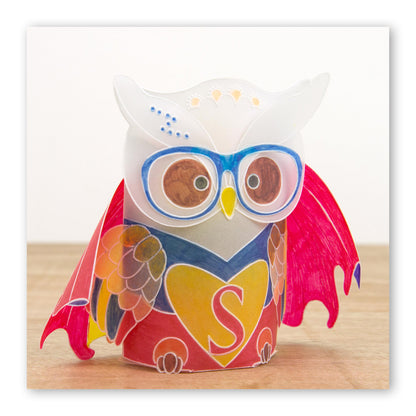 Linda's Owl Accessories A4 Square Groovi Tem-plate