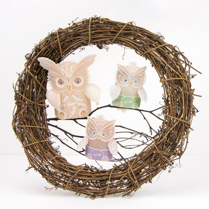 Linda's Baby Owl A4 Square Groovi Tem-plate