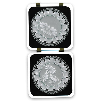 Linda's 123 Flowers - ABC Collection Daisy, Sweet Pea & Hydrangea A4 & A5 Square Groovi Plate Set