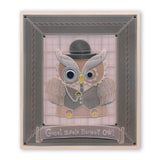 Linda's Owl Accessories A4 Square Groovi Tem-plate