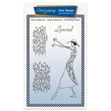 Barbara's Clarity Characters - Laurel A6 Stamp & Mask Set