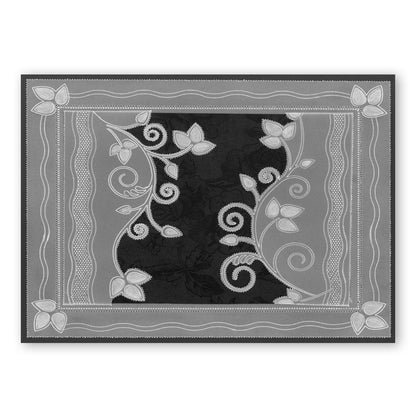 Leafy Swirl & Large Netting A5 Square Groovi Plate Set