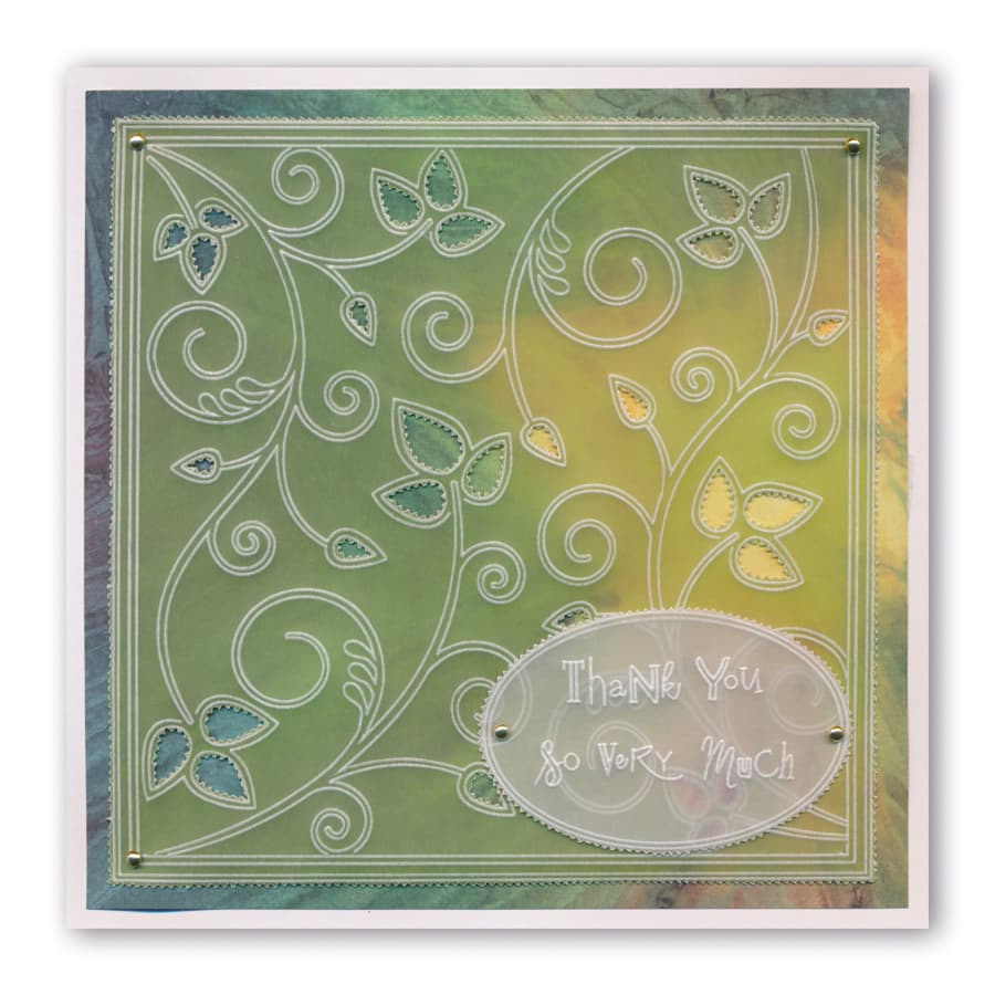 CLEARANCE Surprise & How Kind Mini Word Chains Groovi Border Plate