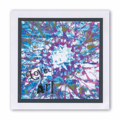 CLEARANCE Leonie's Flicked Circus 9" x 9" Frameless Stencil