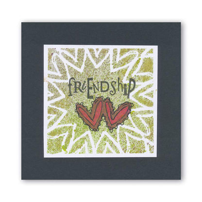 CLEARANCE Leonie's Love Circus 9" x 9" Frameless Stencil