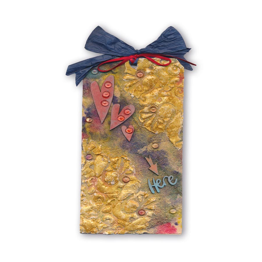 CLEARANCE Leonie's Flicked Circus 9" x 9" Frameless Stencil