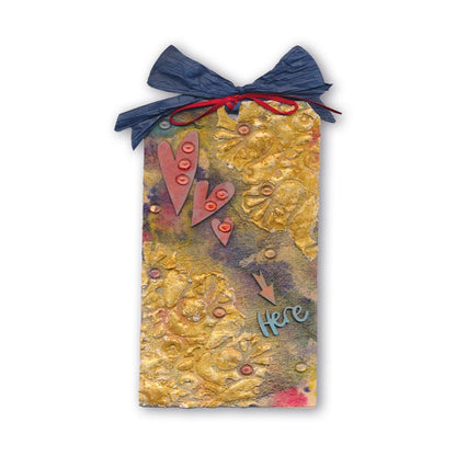 CLEARANCE Leonie's Flicked Circus 9" x 9" Frameless Stencil