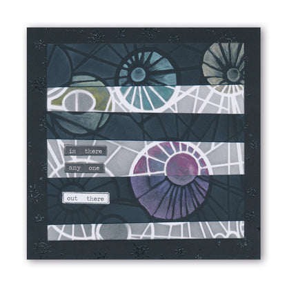 CLEARANCE Leonie's Bursts 7" x 7" Frameless Stencil